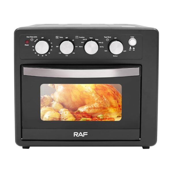 Mini Oven | 1700 W | 25 Litres | Includes Baking Tray and Grill | Pizza Oven | 80°-230°C | 60 Minutes Timer | Mini Oven | Oven | Small Oven