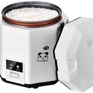 Mini Rice Cooker with Ceramic Bowl, 4 Cooking Functions, 4 Multicooker Functions, LED Display
