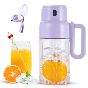 Mixido Portable Blender 100ml Personal Size Cordless Blender Fast Charge BPA Free and Leakproof Juicer for Smoothies and Shakes, Ideal Travel Food Processor with