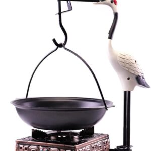 MNSSRN Restaurant Creative Hot Pot Server, Non-Stick Pot Household / Restaurant Hot Pot Alcohol Oven Slow Cooker Dry Pot Portable Outdoor Use, 24 cm
