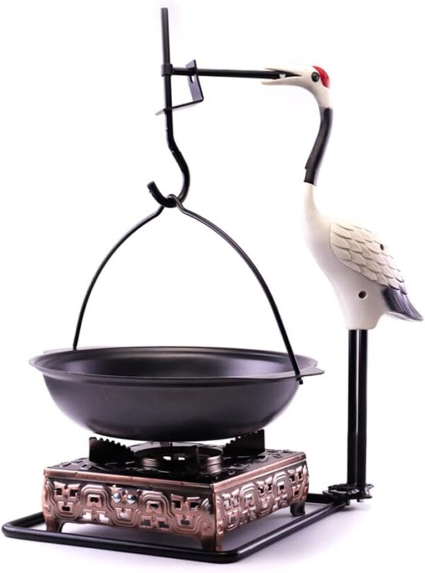 MNSSRN Restaurant Creative Hot Pot Server, Non-Stick Pot Household / Restaurant Hot Pot Alcohol Oven Slow Cooker Dry Pot Portable Outdoor Use, 24 cm