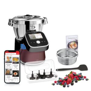 Moulinex I Companion Touch Pro HF93E610 Food Processor, 18 Modes, Built-in Scale, Unlimited Recipe Ideas, User-friendly Touch Screen, Free Exclusive App, I Companion Touch Pro