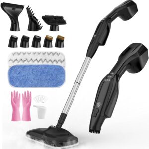 Multifunctional Steam Cleaner 17 in 1 with Handheld Device and Steam Mop, Quick Heating Time in 30 Seconds, Steam Cleaner with Attachments for All Floors and Carpets, Tiles,...