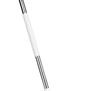 N8WERK Floor Mop with Vibration Function in Moonlight White Edition, Battery Vibration Mop with Spray Function, LED Lighting and 2 Microfibre Cloths, Battery Life up to 90 Minutes