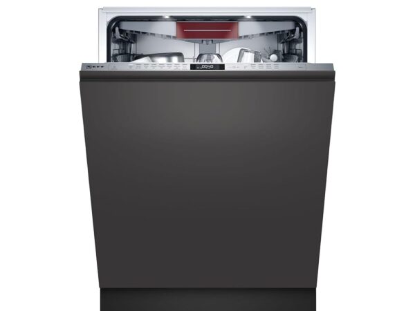 NEFF S257ECX21E N70 XXL Dishwasher, Fully Integrated, 60 cm, Home Connect, TimeLight, Chef 70, 8 Programmes