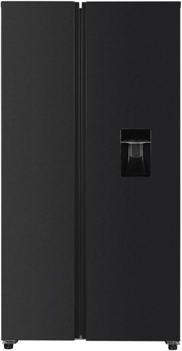 PKM SBS400EBIXWDAZ Fridge-Freezer | Side by Side | Black | 288 Litres Cooling | 151 Litres Freezing | Energy Efficiency Class E | LED Lighting | Quick Freezing Mode |...