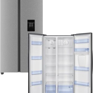 PKM Side-by-Side Fridge-Freezer Combination NoFrost SBS505DNFWDDIX, 2.5 L Water Dispenser, 529 Litres