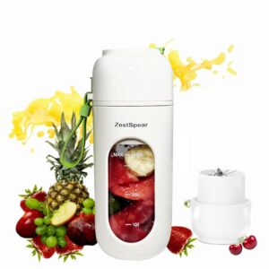Portable Blender USB Rechargeable Personal Size Blender for Shakes and Smoothies, Strong Cutting Power with 12 Blades, for Smoothies Shakes Baby Food and Proteins - Home Office...