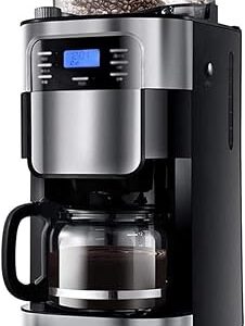 Portable Manual Espresso Machine with Built-in Cone Grinder Mimics Grinding Automatic Preservation Drip Extraction Coffee Sample at Home