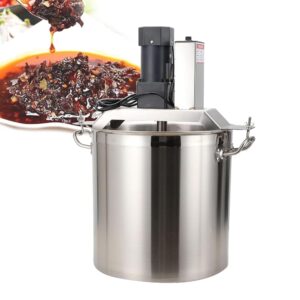 QFGain 40L Automatic Kitchen Mixer Top Early Mixer - With Double Layer Stirring Shaft, 360° Even Stirring, Does Not Burn On The Floor, Heating Mixer Machine, Electric Kitchen...