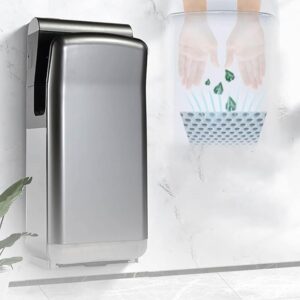 QUSYZD 2000 W kommerzieller automatischer Händetrockner, schnelles Trocknen in 5–7 Sekunden, automatischer Badezimmer-Händetrockner, doppelte Umschaltung zwischen heiß und kalt f,