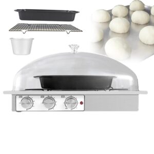 QUSYZD Automatic Commercial Proofing Cabinet, Electric Bread Fermentation Box for Baking, with Humidity/Temperature/Time Setting, Compact Size, Convenient Storage, 140W/2.L