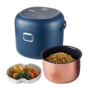 Rice Cooker, Rice Cooker, Capacity 2L, 200W Rice Cooker for Car, Non-Stick Container, Keep Warm Function, Portable Rice Cooker for Car, 12V, 24V, 220V, Stainless Steel BPA Free