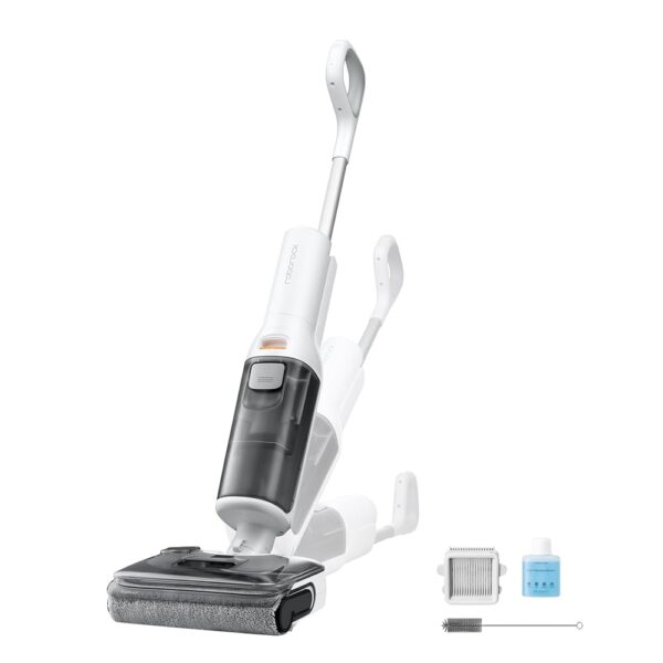 roborock F25 RT Wet Dry Vacuum Cleaner, 20,000Pa Cordless All-in-One Vacuum Cleaner and Mop, Lightweight Hard Floor Cleaner, Electric Edge Cleaning, Hot Water Self Cleaning and...