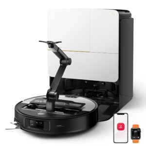 roborock Saros Z70 Robot Vacuum Cleaner with Mop Function, OmniGrip Arm, AI-Supported, 22,000 Pa Suction Power, 7.98 cm Ultra Slim, FlexiArm Riser, AdaptiLift Chassis, Hot Water...