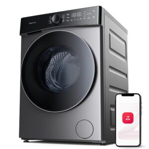 roborock Zeo Lite Washer Dryer with Zeo-Cycle Drying Technology, 10 kg Wash, 6 kg Drying, 27 Washing Programmes with App Control, LintClear Self-Cleaning System, Automatic Dosing