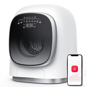 roborock Zeo Mini Washer Dryer / 1 kg Wash & 0.5 kg Drying / Zeo-cycle Low Temperature Drying / LintClear Self-Cleaning System / Intelligent Dosage / 20+ Washing & Drying Programs