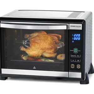 Romelsbacher BGE 1580/E Electronic Back & Grill Oven 30 Litre Baking Room Electronic Control from 80-230 °C Touch Control 8 Types of Heating Recirculation Rotisserie Timer...