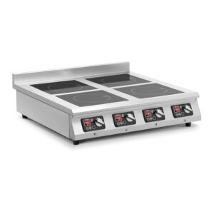 Royal Catering RCIK-3500IC4.3 Induction Plate 4 x 20 cm 10 Levels Timer Induction Hob Induction Cooker Gastro Induction Hob