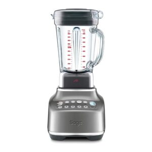 Sage Appliances the Q Standmixer, geräuchertes Hickoryholz, SBL820SHY, Silber