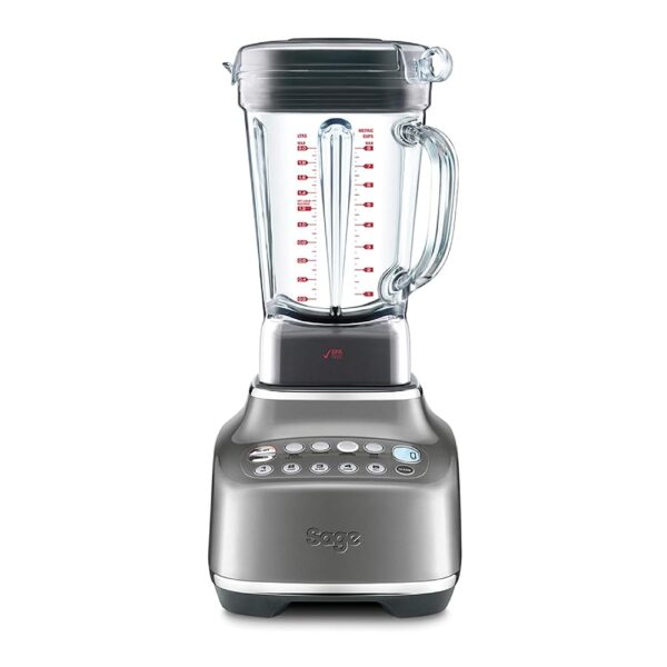 Sage Appliances the Q Standmixer, geräuchertes Hickoryholz, SBL820SHY, Silber