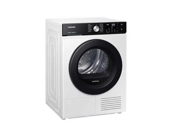 Samsung Bespoke DV9EBBA245AEEG Heat Pump Dryer, 9 kg, Hygiene+, Optimal Dry, 2-in-1 Comfort Filter, Super Short 35 Inch, White