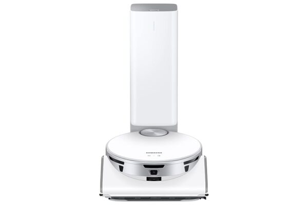Samsung Jet Bot AI+ VR50T95735W/WA Robot Vacuum Cleaner Including Clean Station, AI Object Detection, 30 W, 0.2 L (2.5 L Clean Station), Misty White