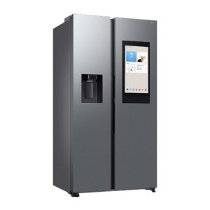 Samsung RS90F67BETEF Side-by-Side Fridge-Freezer, AI Fridge with Freezer, 178 cm, 614 L, Ice/Water Dispenser with Tank, Family Hub, AI Energy Mode & Voice Control, Stainless...