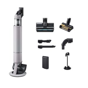 Samsung VS80F28ELP/WD Bespoke AI Jet PetPRO Cordless Handheld Vacuum Cleaner with Pet Hair Brush, Includes Accessories, 280 W, All-In-One Station, Jet Dual+ Brush, Pet Tool+,...