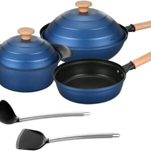 Saucepan, Frying Pan, Non-Stick Set, Cast Iron, Induction Cooker, Saucepans Set, Kitchen Utensils