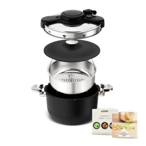 SEB P4810700 Pressure Cooker 6L Stainless Steel Black