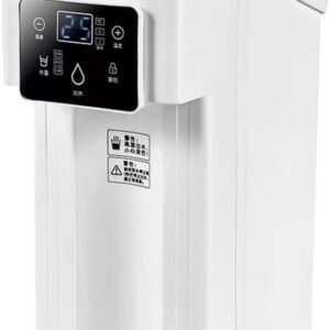 Sessleger 1 Set 3L Ready to Drink Portable Water Dispenser for Home, Small Desktop Water Dispenser with Four Level Temperature Control, White, EU Plug