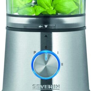 SEVERIN KM 3865 Multi-Chopper (400 W, with Multi-Emulsifying Disc) Silver/Black
