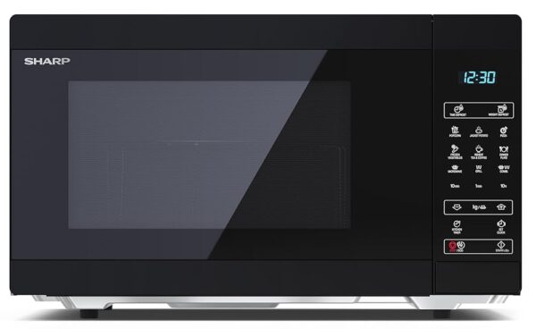 SHARP MG81EB Microwave with Grill (Microwave: 900 W, Grill: 1100 W, 11 Power Levels, Defrost Function, Dimensions: 512 x 300 x 396 cm, Enamel Ceramic Cooking Chamber with...