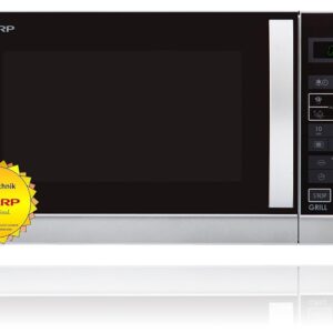 Sharp R642INW Microwave / 2-in-1 Compact Grill Microwave / Day Time Display / Child Lock