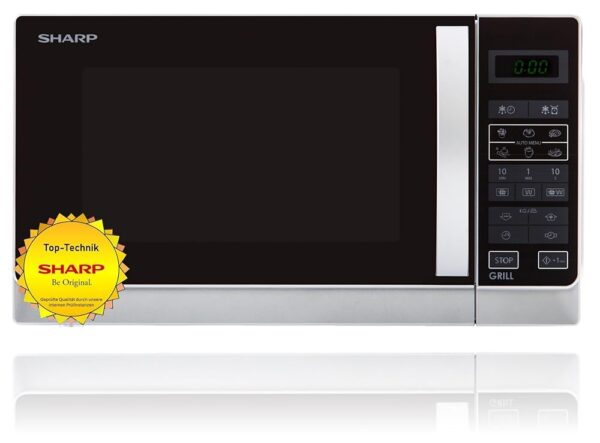 Sharp R642INW Microwave / 2-in-1 Compact Grill Microwave / Day Time Display / Child Lock