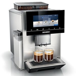 SIEMENS EQ900 Fully Automatic Coffee Machine Espresso Machine, TQ907R03, Two Bean Holders, BaristaMode, eGrinder, beanIdent System, 6.8 Inch iSelect Display, Home Connect App,...