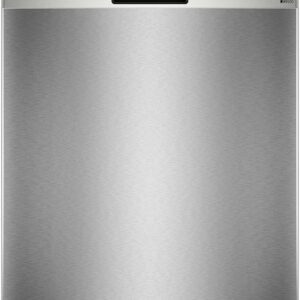 Siemens SN25EI07CE, iQ500 Smart Dishwasher, Freestanding, 60 cm Wide, Silver Inox, Cutlery Drawer, Interior Lighting, Car Door Opening at the End of Programme, Especially Quiet,...