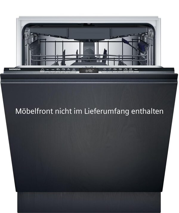 Siemens SN65TX05CE Dishwasher iQ500, Fully Integrated Dishwasher with Cutlery Drawer, 60 cm, varioSpeed Plus, flexComfort Baskets, glassZone, infoLight