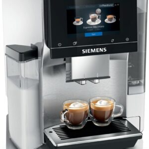SIEMENS TQ705R03 Espresso Grinder - EQ.700 Integral - 20 Recipes - 6 Grinding Levels - 3 Temperatures - Touchscreen - 350 g Bean Container