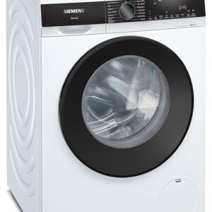 Siemens WG44G2F20 iQ500 Washing Machine, Front Loader with 8 kg Capacity, 1400 rpm, SpeedPack L, i-Dos Automatic Dosing, Anti-Stain System, White, 60 cm