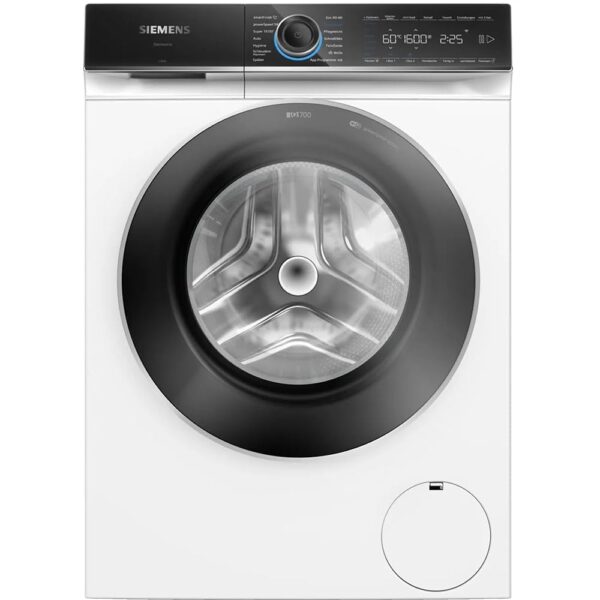 Siemens WG56B2A41, iQ700, Smart Washing Machine 10 kg, 1600 rpm, Made in Germany, i-Dos, Anti-Stain System, smartFinish Ironing Aid, Quick Washing with SpeedPack XL, Mini Load...