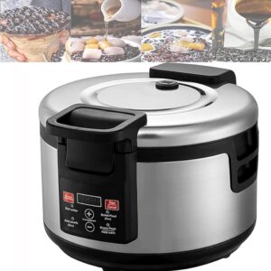 SmPinnaA 16L Pearl Pot Pearl Cooker Automatic Pearl Cassava Pot Non-Stick Touchscreen Bubble Milk Tea Sago Cooker, Suitable for Catering/Restaurant/Buffet, A