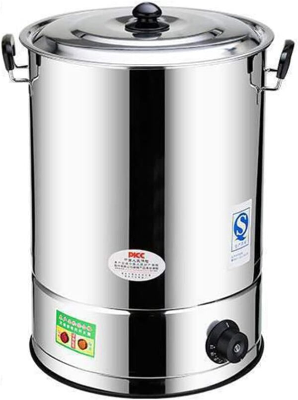 Stainless Steel Tea Urn, Commercial Electric Hot Water Boiler Dispenser, Catering Urn Ideal for Home Brewing Commercial Or Office Use (70L)