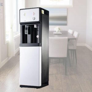 Standing Device Water Dispenser, Cooler & Water Dispenser for Drinking Water, Water Dispenser for Hot and Cold Water – Ideal for Home and Business Use (Pipeline Connected)