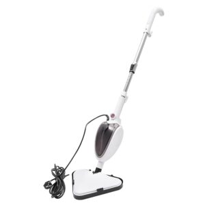 Steam Cleaner, 1300 W Steam Mop with 280 ml Water Tank, Complete Accessories, Steam Temperature 110 °C, Rotating Steam Cleaner for Floors, Carpets, Ceramic Tiles