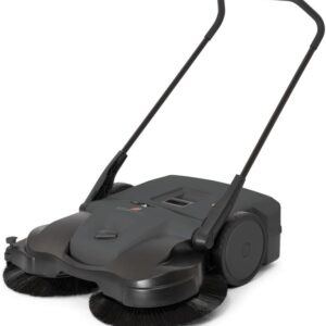 Steinbock Turbo Electric Sweeper | Double Dirt Absorption | 97 cm Sweeping Width | 4,100 m²/h Sweeping Capacity | 50 L Container | Anthracite Grey | Wet/Dry Surfaces | Hand Sweeper