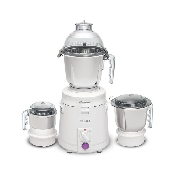 Sujata Dynamix Mixer Grinder 900 Watt 3 Glasses (White)