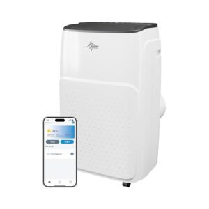 SUNTEC Mobiles Klimagerät Impuls 3.5 Eco R290 – Klimaanlage mobil mit Abluftschlauch – Kühler und Entfeuchter für Räume bis 60 qm – Leise mobile Kühlung für Wohnung & Büro –...