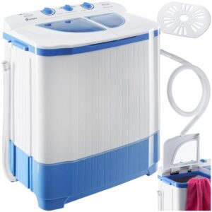 TecTake Portable Mini Washing Machine and Dryer 4,5 kg + Spin 3,5 kg
